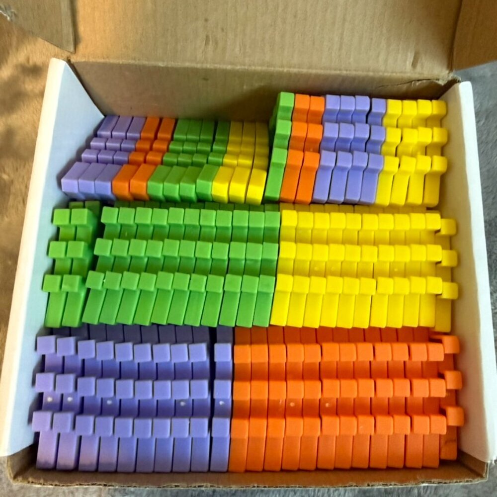 70pc Connecting Building Blocks Squares Triangles STEM Educational Toy Set - Picture 6 of 7